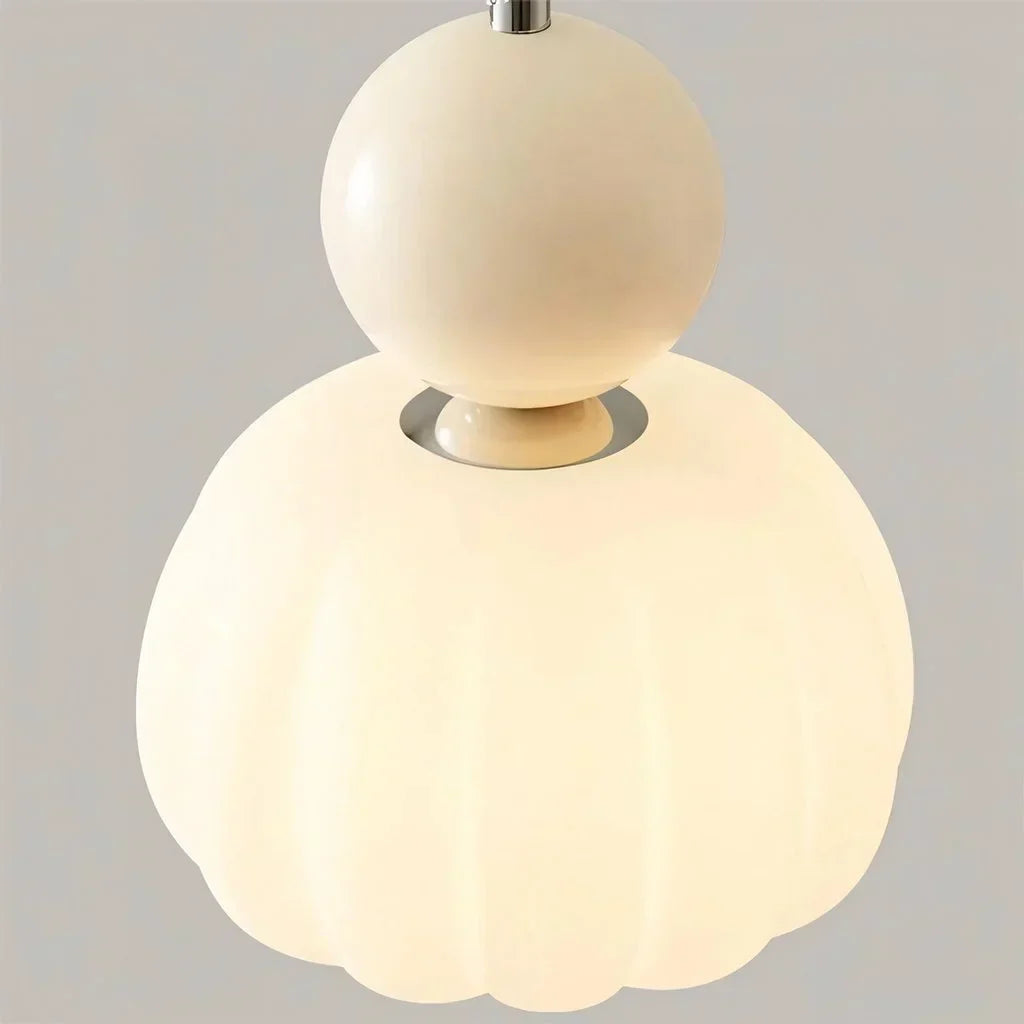 Hanglamp Modern met Bol Diffuser en Metalen Accent