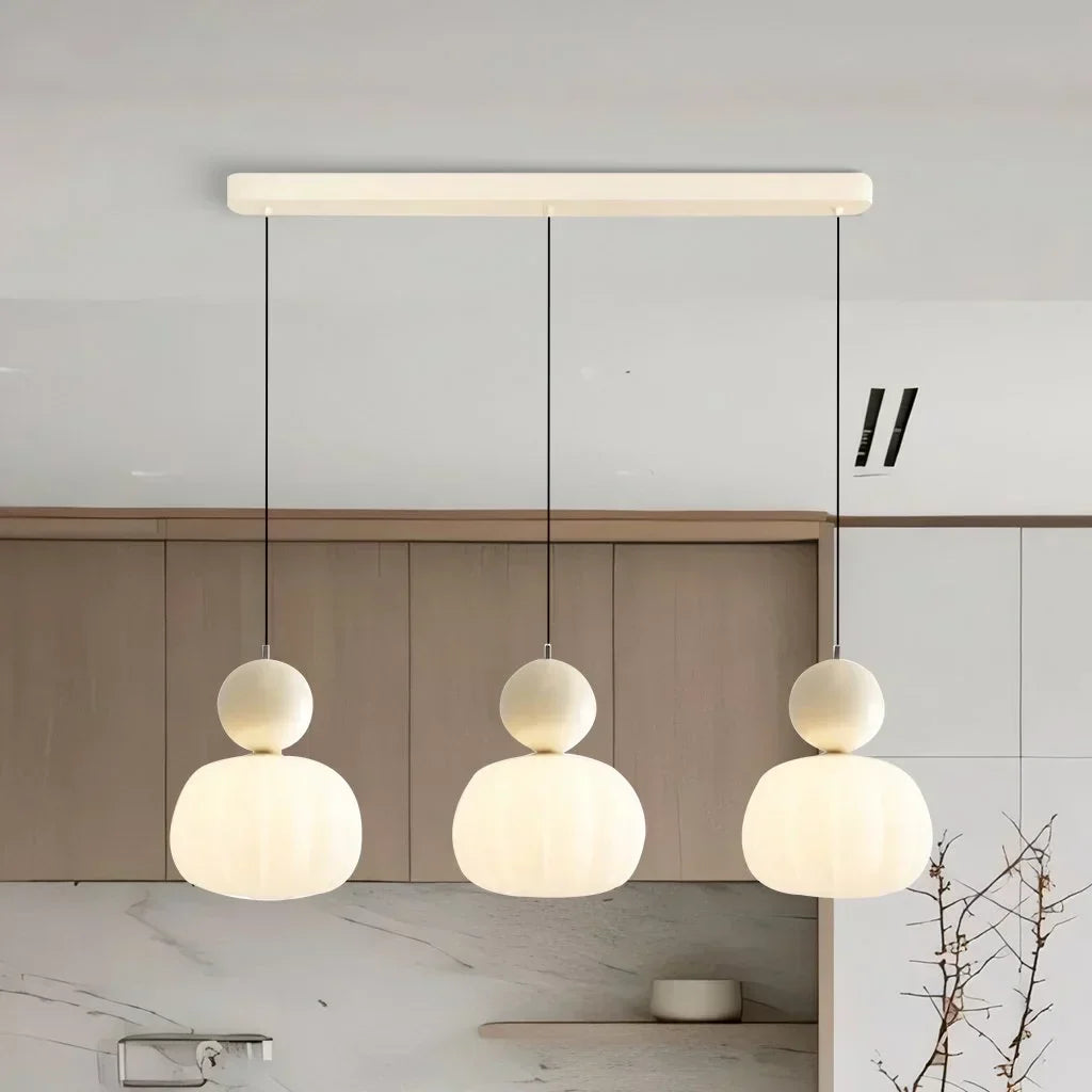Hanglamp Modern met Bol Diffuser en Metalen Accent