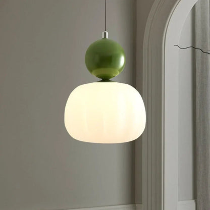 Hanglamp Modern met Bol Diffuser en Metalen Accent