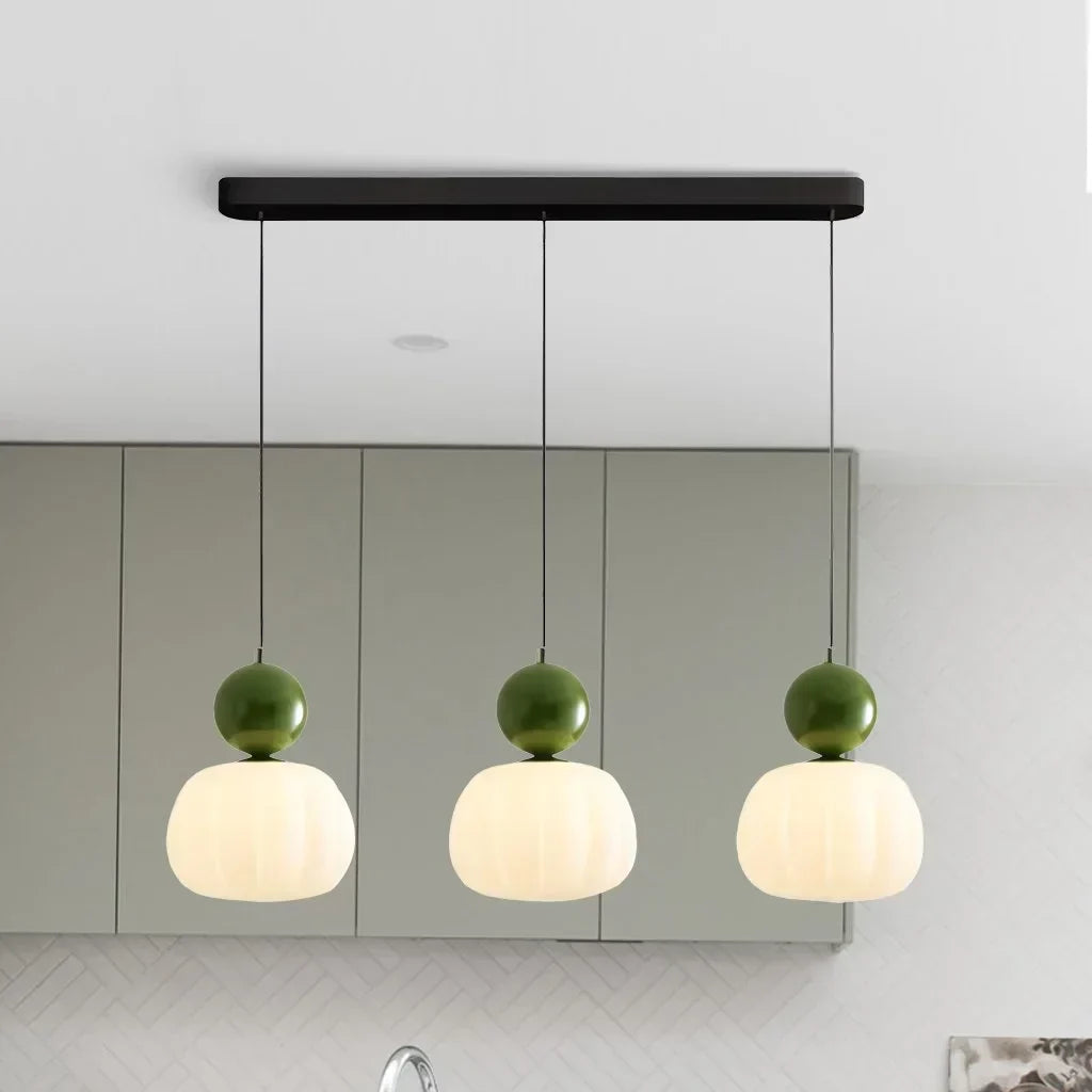 Hanglamp Modern met Bol Diffuser en Metalen Accent
