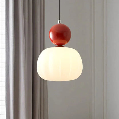 Hanglamp Modern met Bol Diffuser en Metalen Accent