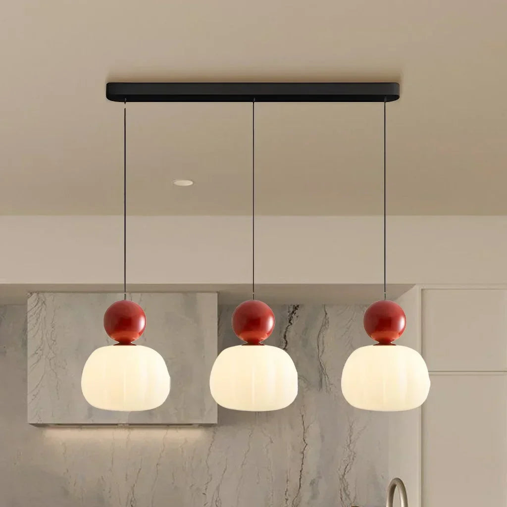 Hanglamp Modern met Bol Diffuser en Metalen Accent
