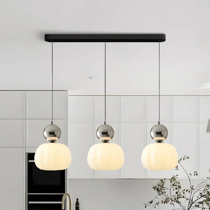 Hanglamp Modern met Bol Diffuser en Metalen Accent