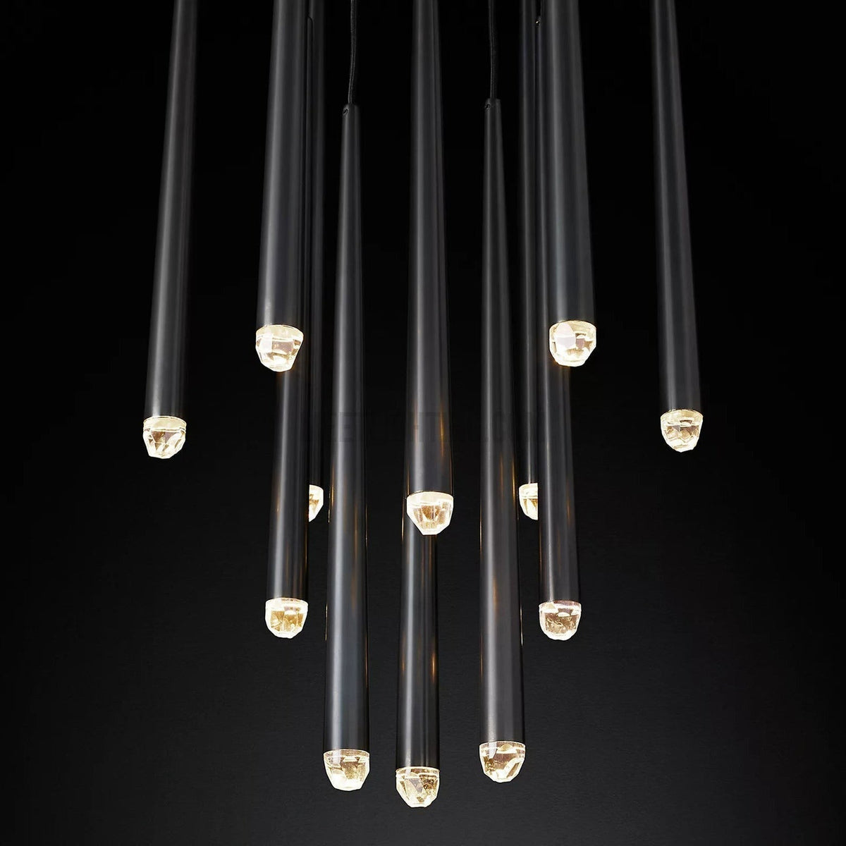 Hanglamp Modern met Cilindrische Buizen en Ronde Plafondrozet voor Hoge Plafonds ##POS:14##