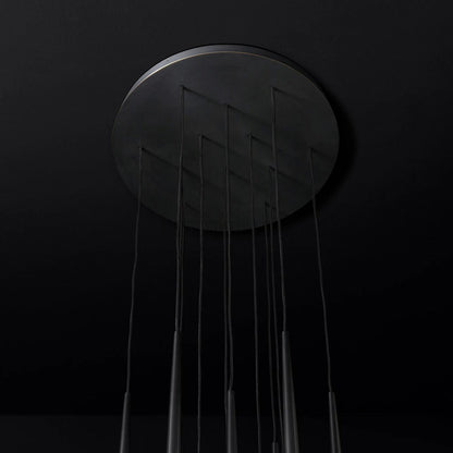 Hanglamp Modern met Cilindrische Buizen en Ronde Plafondrozet voor Hoge Plafonds