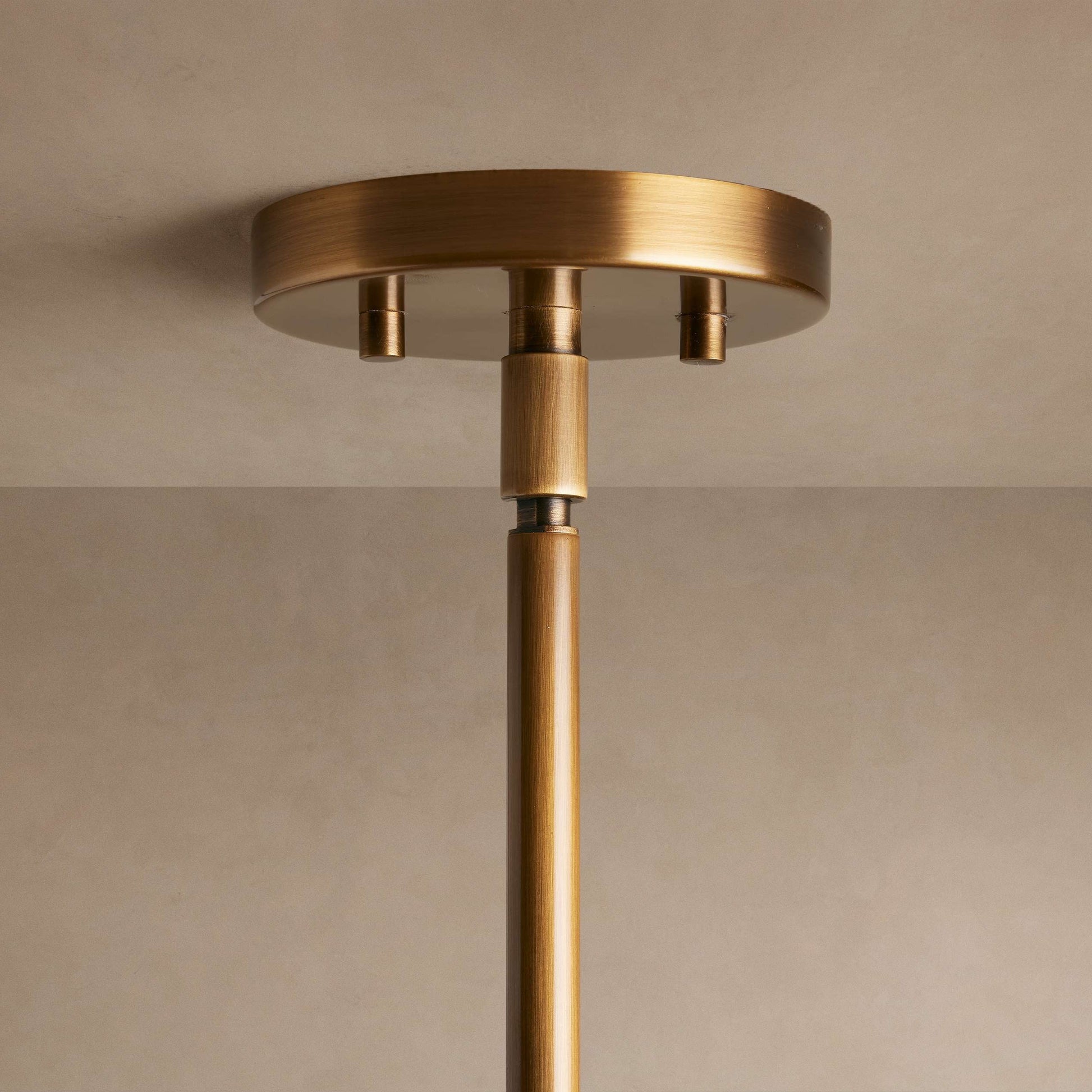Hanglamp Modern met Dubbele Glazen Bol en Messing Ophanging