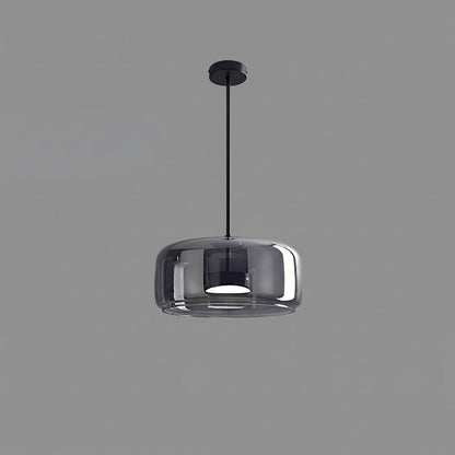 Hanglamp Modern met Geblazen Glazen Kap en Verstelbare Hoogte