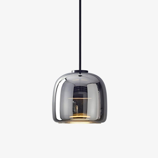 Hanglamp Modern met Geblazen Glazen Kap en Verstelbare Hoogte