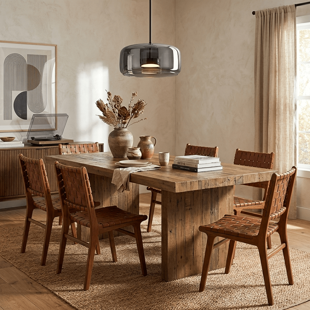 Hanglamp Modern met Geblazen Glazen Kap en Verstelbare Hoogte