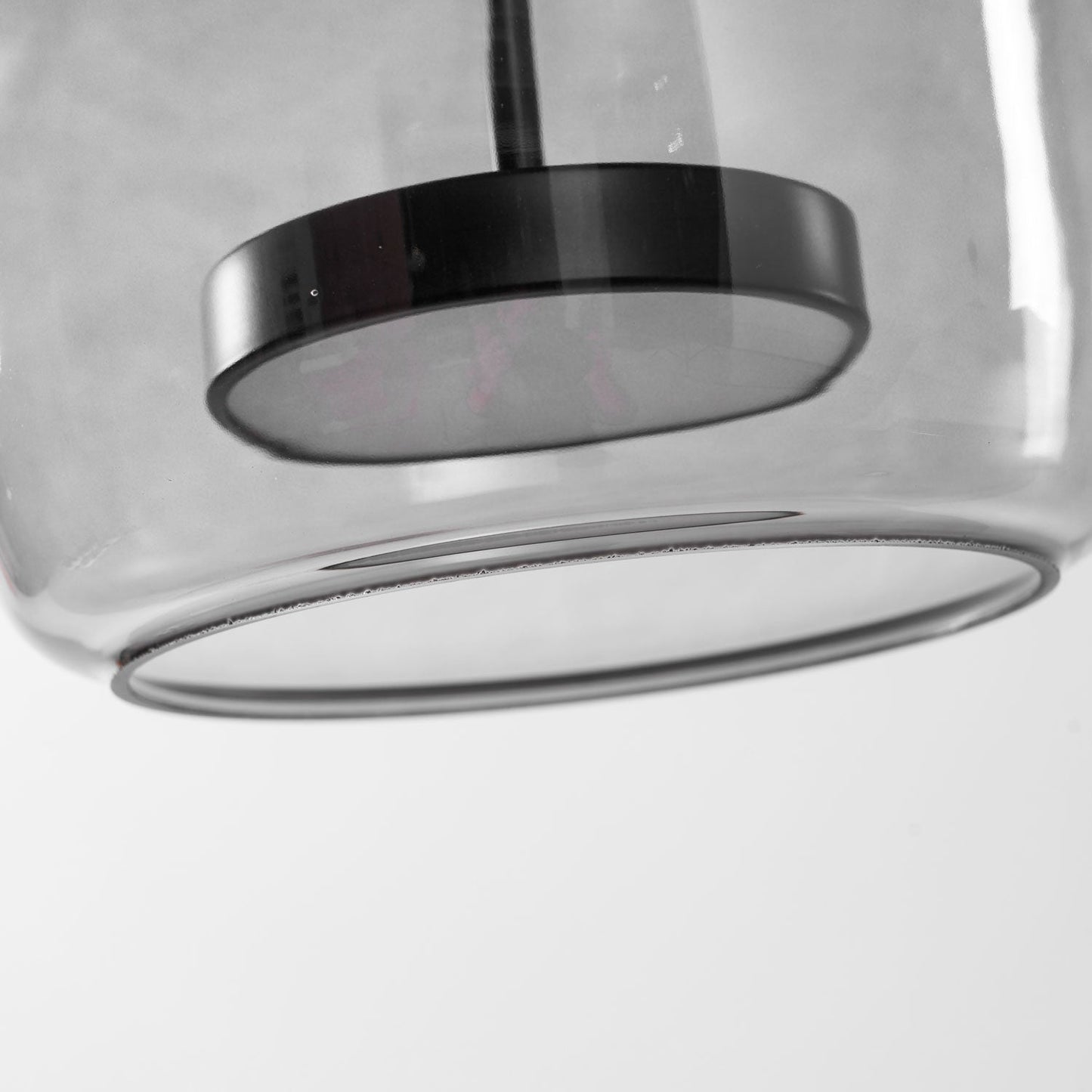 Hanglamp Modern met Geblazen Glazen Kap en Verstelbare Hoogte
