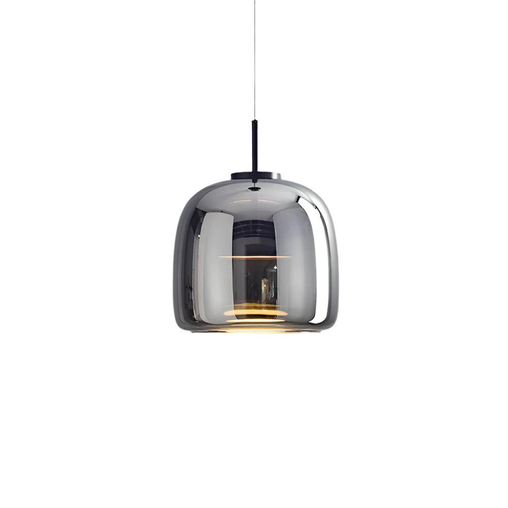 Hanglamp Modern met Glazen Kap en Verstelbare Hoogte