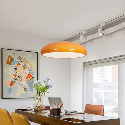 Hanglamp Retro met Koepelvormige Kap en Verstelbare Hoogte