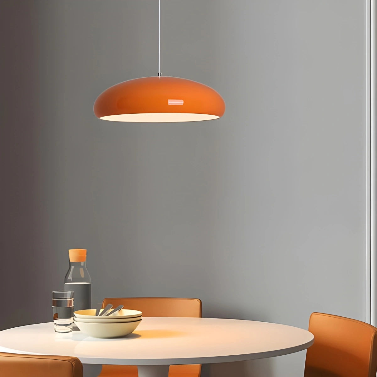 Hanglamp Retro met Koepelvormige Kap en Verstelbare Hoogte