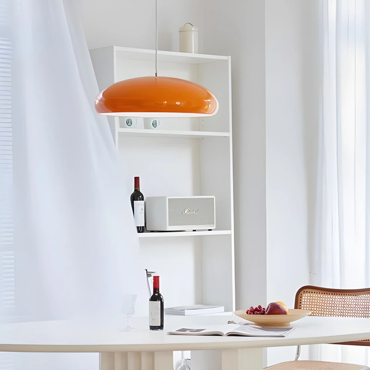 Hanglamp Retro met Koepelvormige Kap en Verstelbare Hoogte