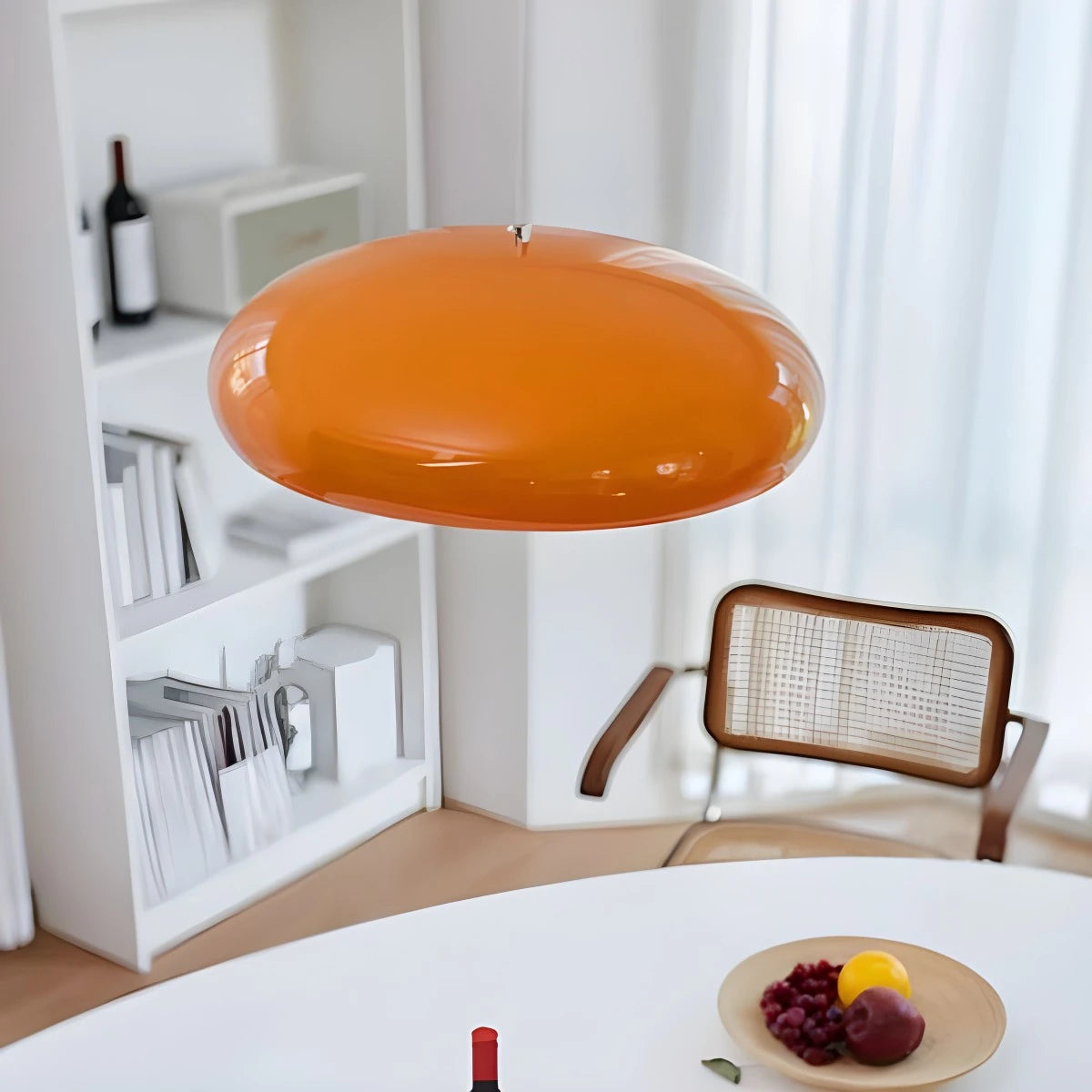 Hanglamp Retro met Koepelvormige Kap en Verstelbare Hoogte