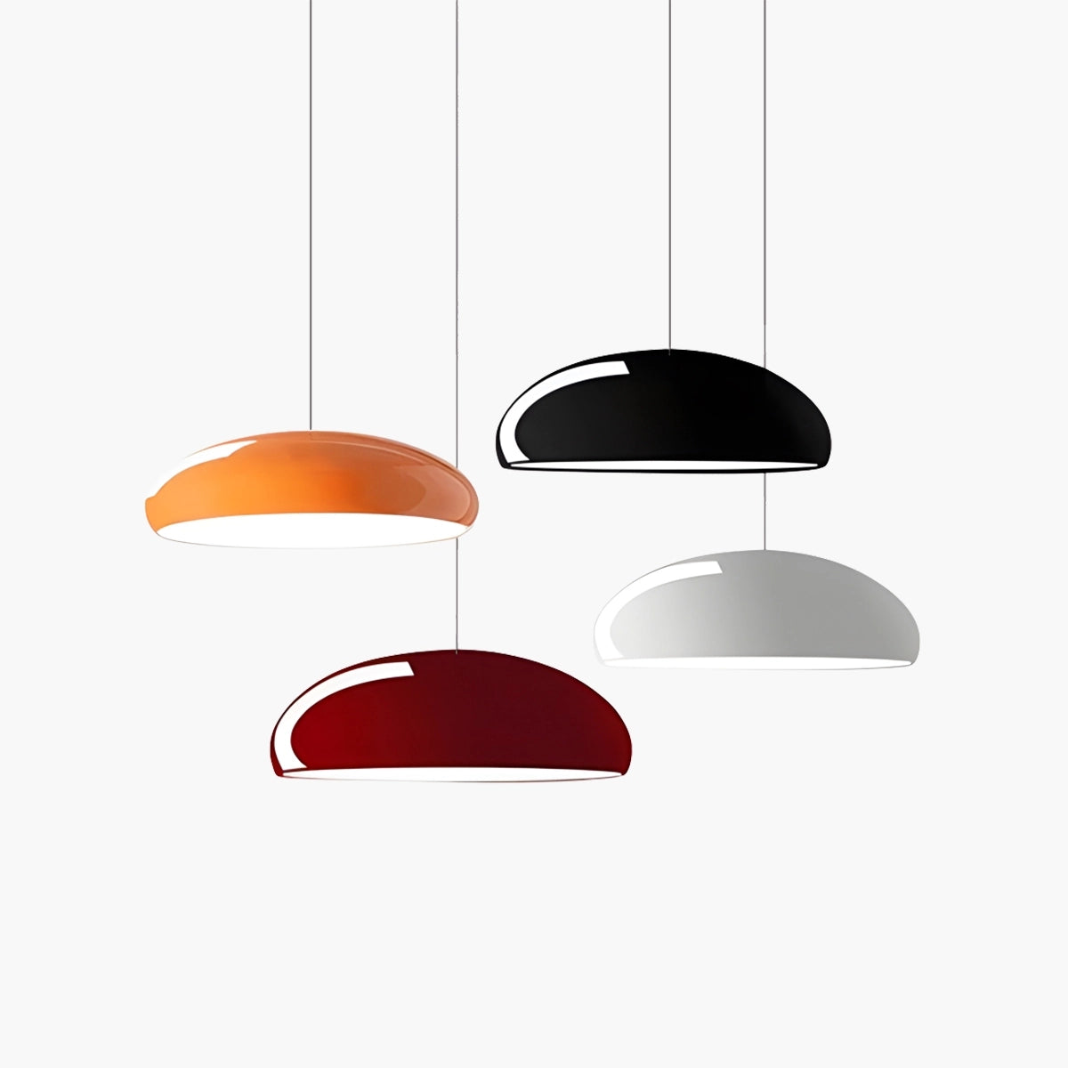 Hanglamp Retro met Koepelvormige Kap en Verstelbare Hoogte