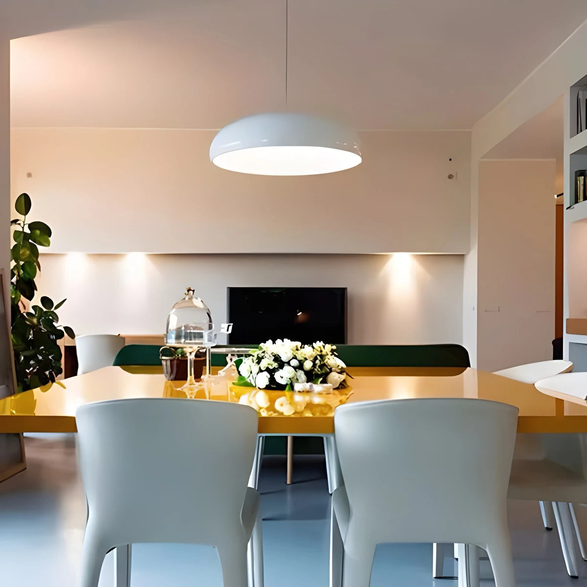 Hanglamp Retro met Koepelvormige Kap en Verstelbare Hoogte