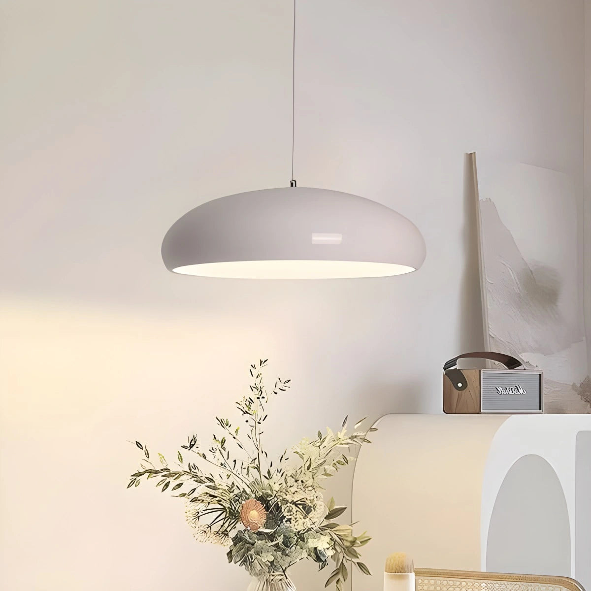 Hanglamp Retro met Koepelvormige Kap en Verstelbare Hoogte