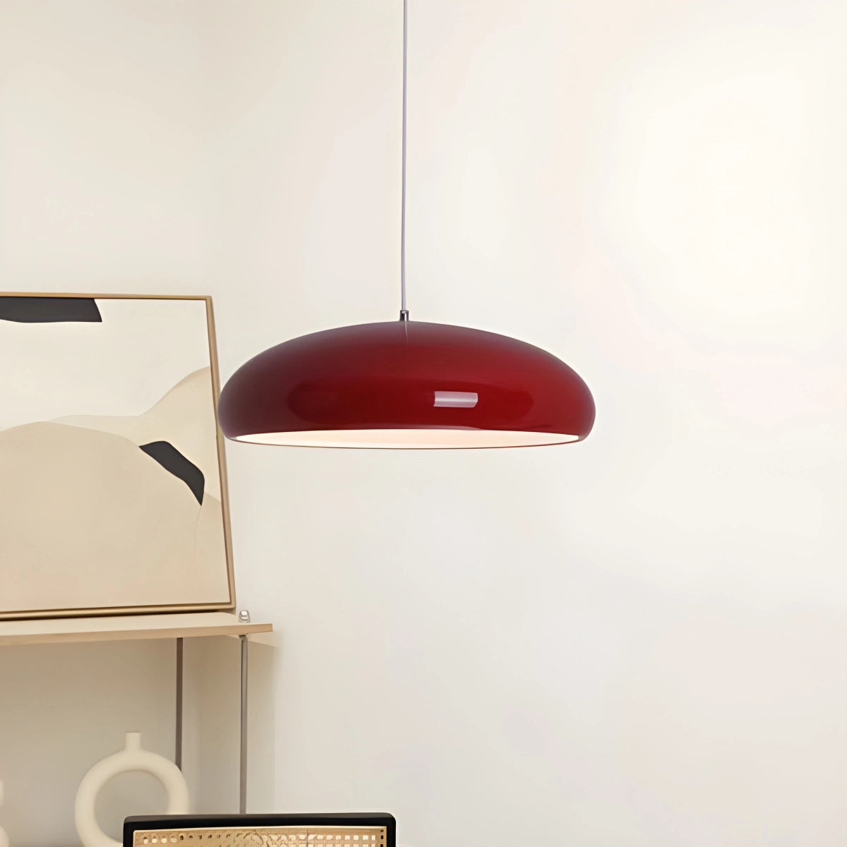 Hanglamp Retro met Koepelvormige Kap en Verstelbare Hoogte