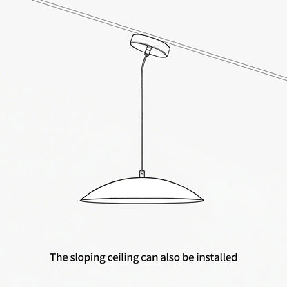 Hanglamp Retro met Koepelvormige Kap en Verstelbare Hoogte
