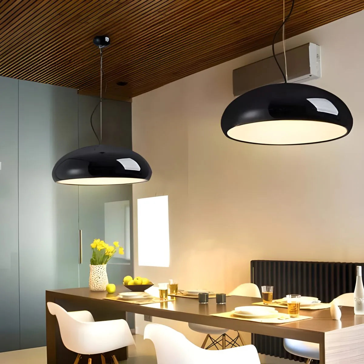 Hanglamp Retro met Koepelvormige Kap en Verstelbare Hoogte