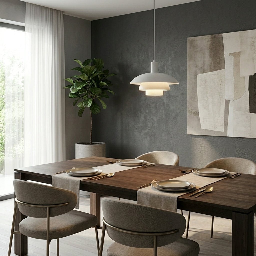 Hanglamp Scandinavisch met Gelaagde Kap