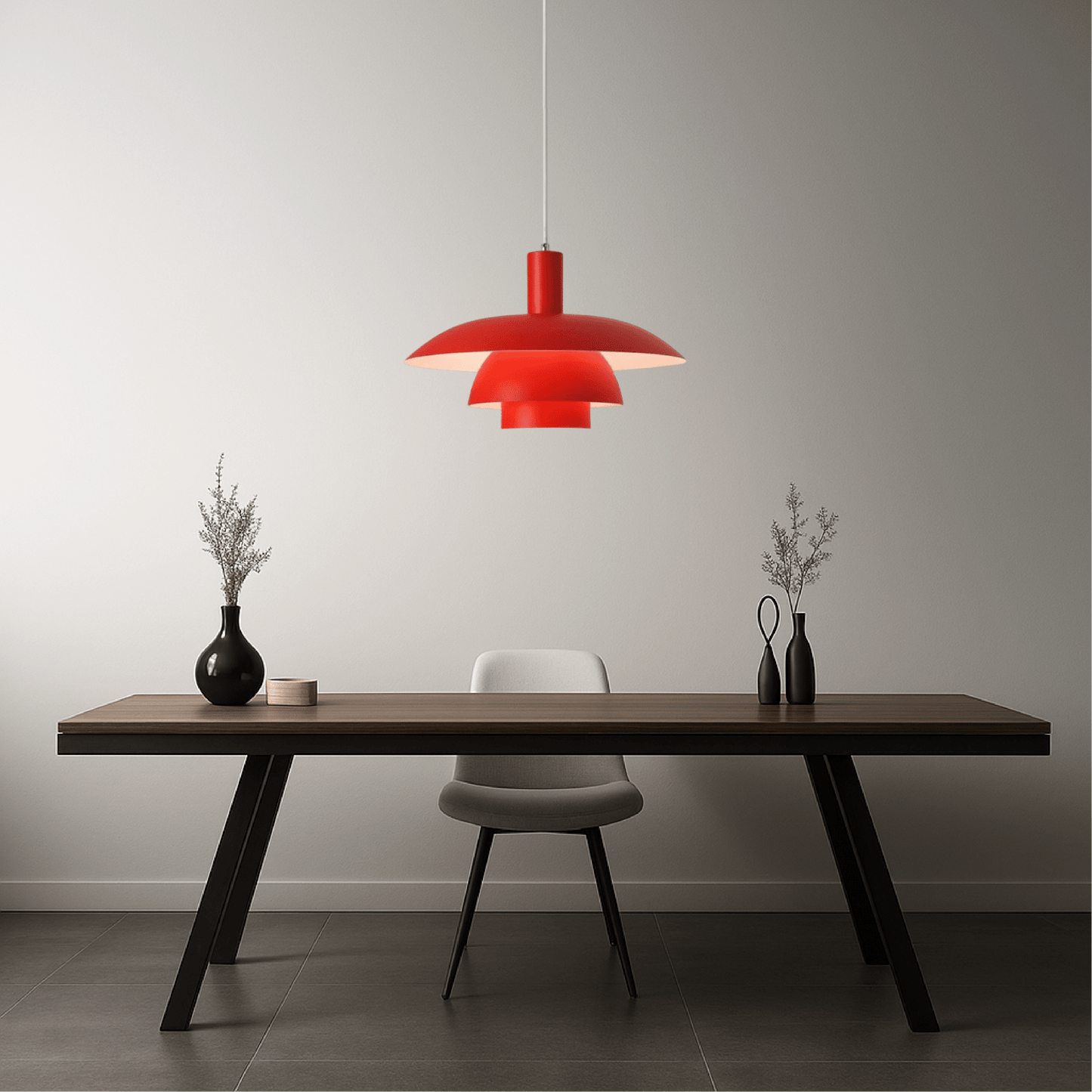 Hanglamp Scandinavisch met Gelaagde Kap