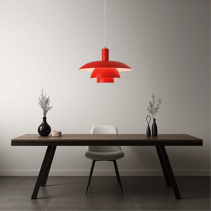Hanglamp Scandinavisch met Gelaagde Kap