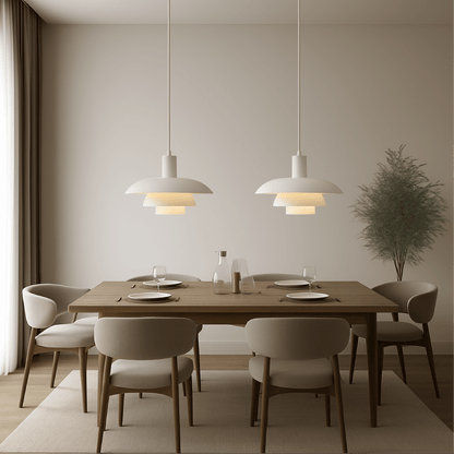 Hanglamp Scandinavisch met Gelaagde Kap