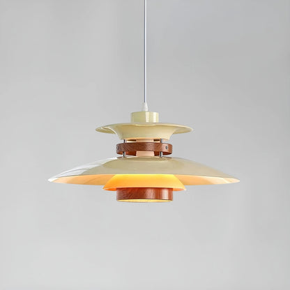 Hanglamp Scandinavisch met Gelaagde Kap en Verstelbare Hoogte