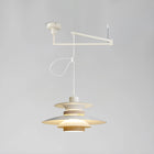 Wit/Houtkleur - Swing Arm