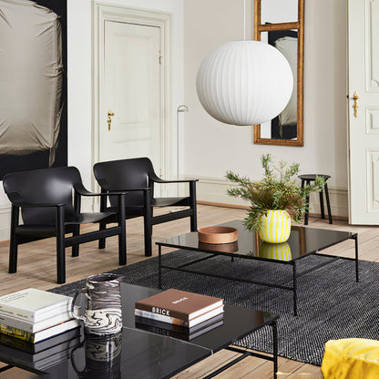 Hanglamp Scandinavisch met Geometrisch Draadframe en Zijden Kap