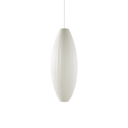 Hanglamp Scandinavisch met Geometrisch Draadframe en Zijden Kap