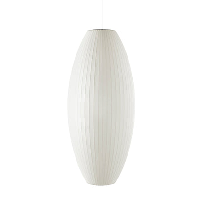 Hanglamp Scandinavisch met Geometrisch Draadframe en Zijden Kap
