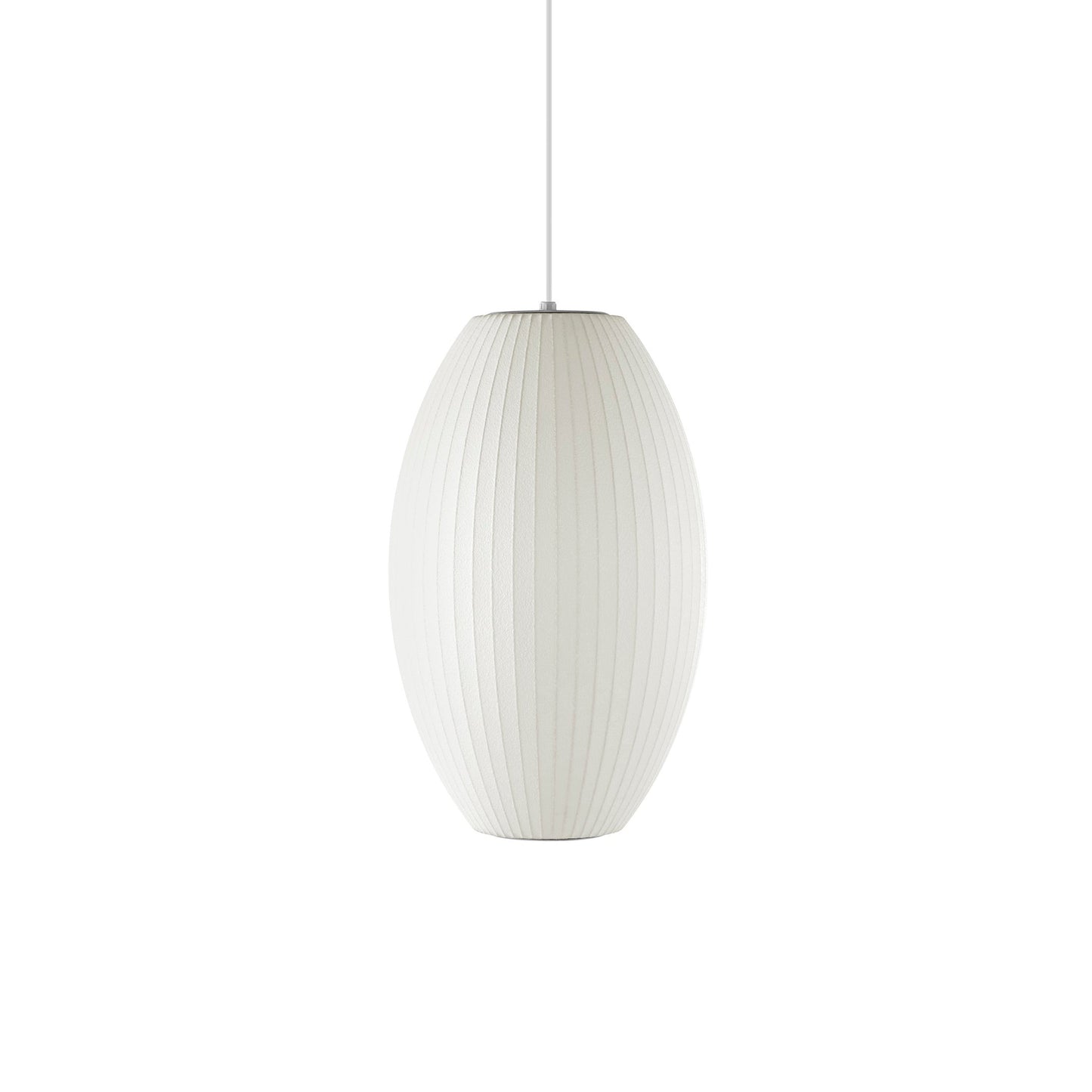 Hanglamp Scandinavisch met Geometrisch Draadframe en Zijden Kap