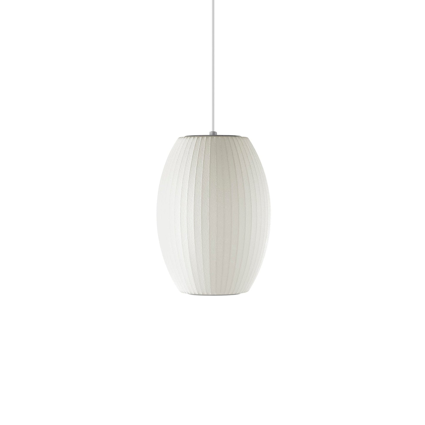 Hanglamp Scandinavisch met Geometrisch Draadframe en Zijden Kap