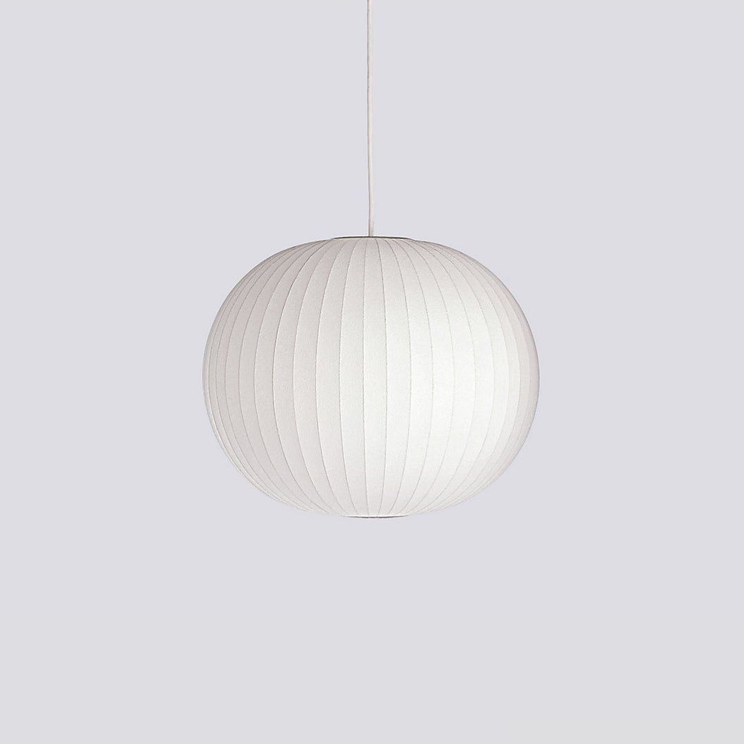 Hanglamp Scandinavisch met Geometrisch Draadframe en Zijden Kap