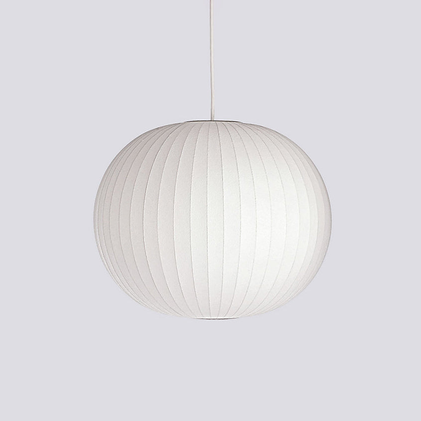 Hanglamp Scandinavisch met Geometrisch Draadframe en Zijden Kap
