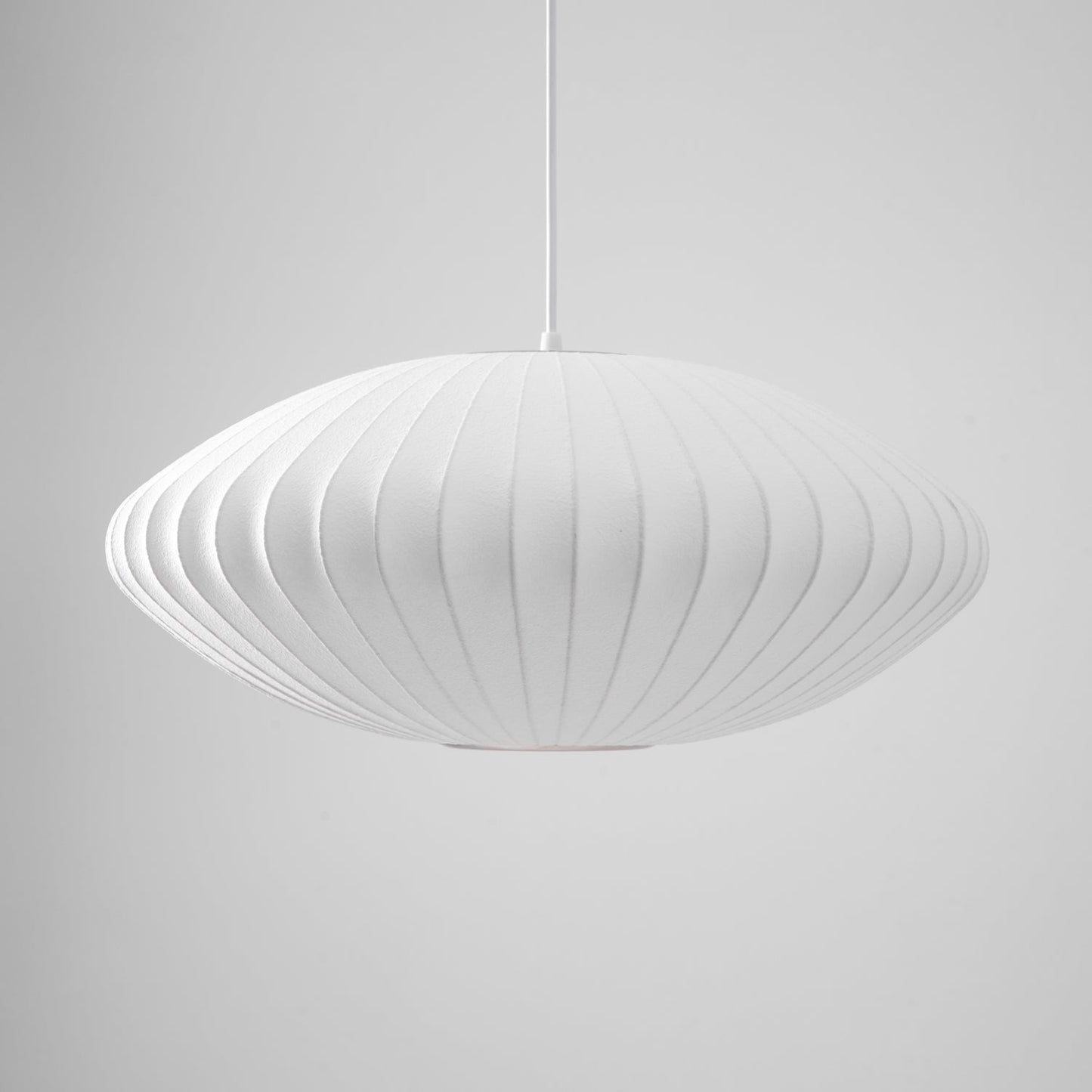 Hanglamp Scandinavisch met Geometrisch Draadframe en Zijden Kap