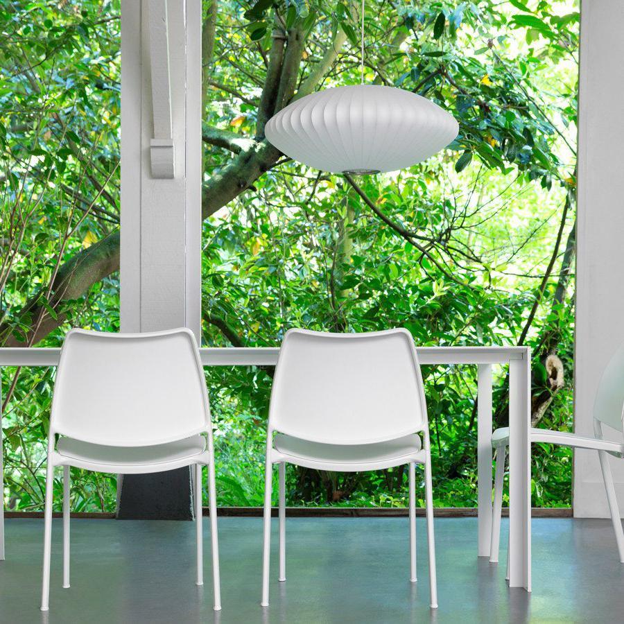Hanglamp Scandinavisch met Geometrisch Draadframe en Zijden Kap