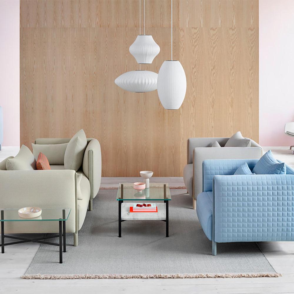 Hanglamp Scandinavisch met Geometrisch Draadframe en Zijden Kap