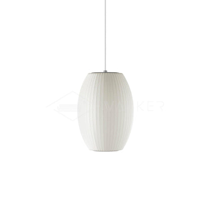 Hanglamp Scandinavisch met Geometrisch Draadframe en Zijden Kap