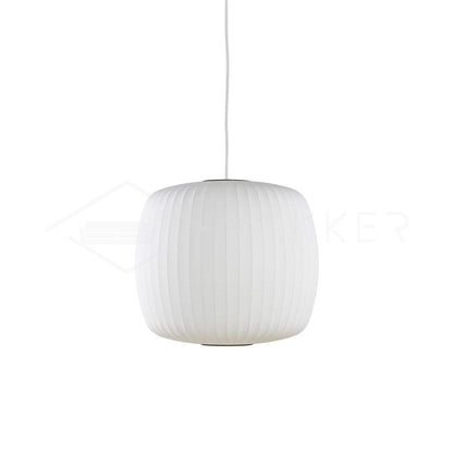 Hanglamp Scandinavisch met Geometrisch Draadframe en Zijden Kap