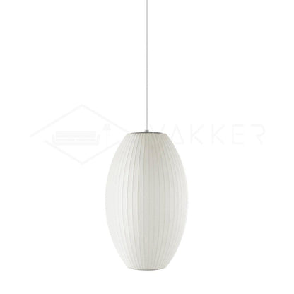 Hanglamp Scandinavisch met Geometrisch Draadframe en Zijden Kap