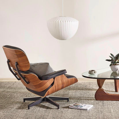 Hanglamp Scandinavisch met Geometrisch Draadframe en Zijden Kap