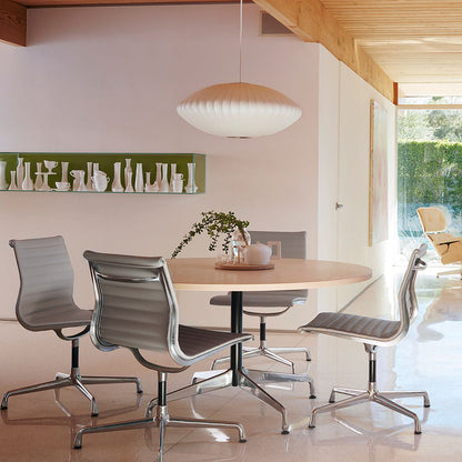 Hanglamp Scandinavisch met Geometrisch Draadframe en Zijden Kap