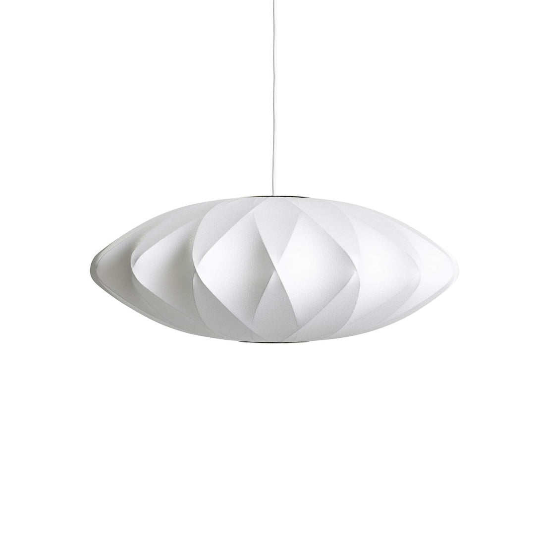 Hanglamp Scandinavisch met Geometrisch Draadframe en Zijden Kap