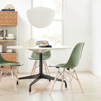 Hanglamp Scandinavisch met Geometrisch Draadframe en Zijden Kap