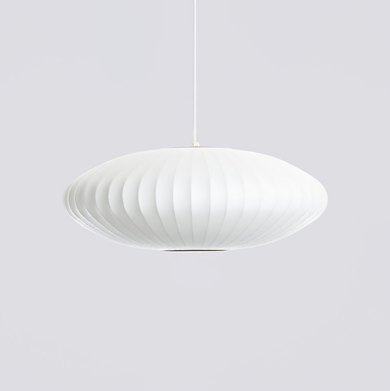 Hanglamp Scandinavisch met Geometrisch Draadframe en Zijden Kap