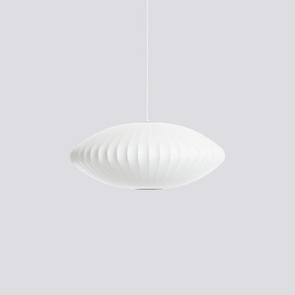 Hanglamp Scandinavisch met Geometrisch Draadframe en Zijden Kap